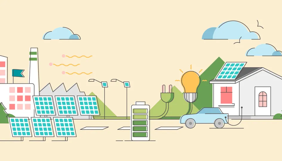 Renewable energy infographic